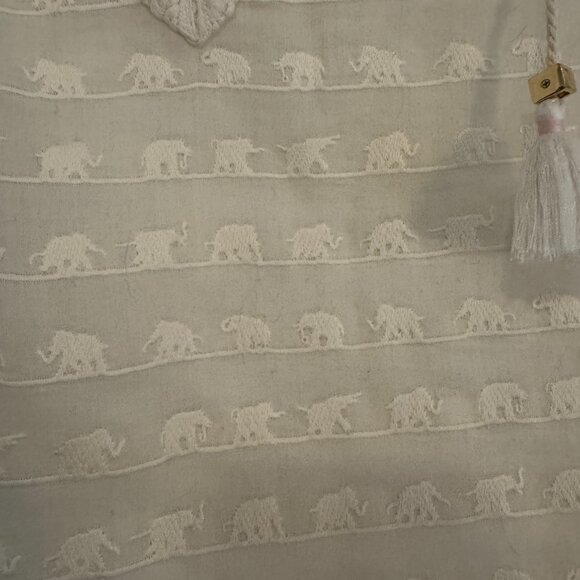 Vintage Tory Burch Maxton Elephant Print Top - Size 6 - Picture 5 of 8